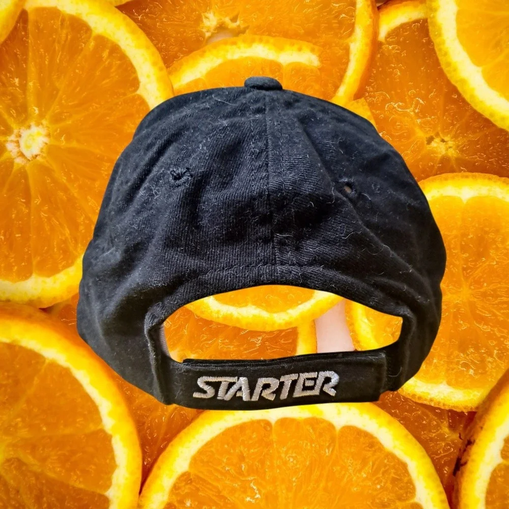Starter Black Baseball Cap One Size‎ Cotton Casual Dad Hat